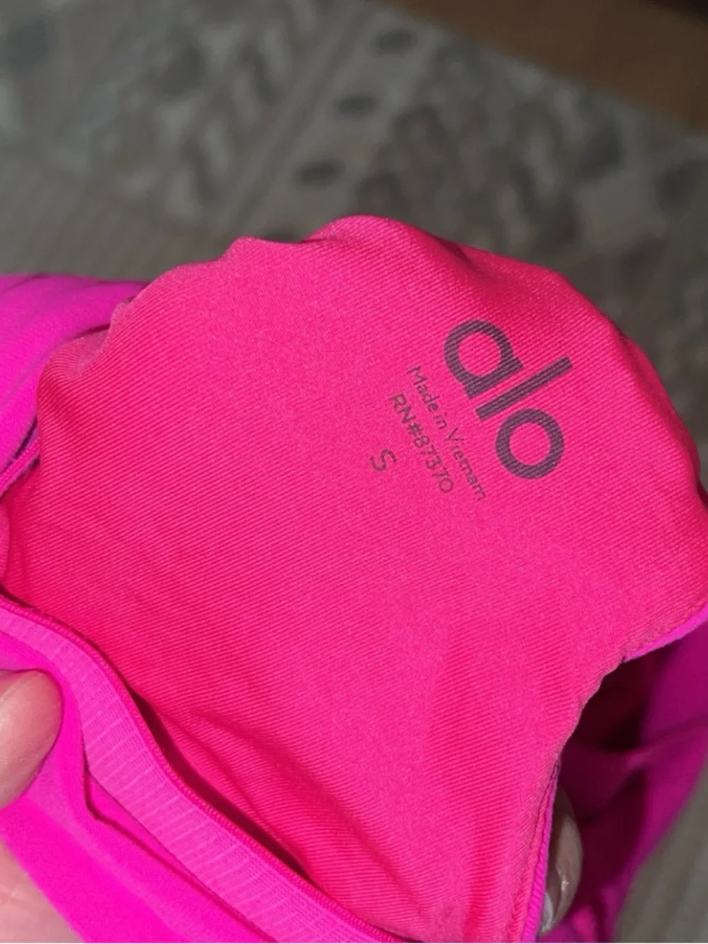 ALO YOGA Real Bra Tank Bright Pink